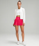 High-Rise pleated tennis skirt