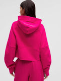 Scuba oversized half- zip hoodie *SIZE M/L