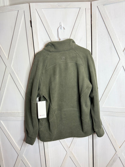 Scuba stretch fleece funnel zip up * SIZE M/L • XL/XXL