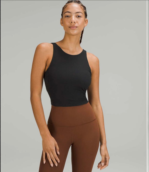 Align Ribbed high-neck tank