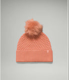 Bubble Knit Pom Beanie