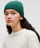 Close-Fit Wool-Blend Ribbed Knit Beanie