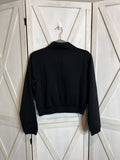 Bubble knit zip-up