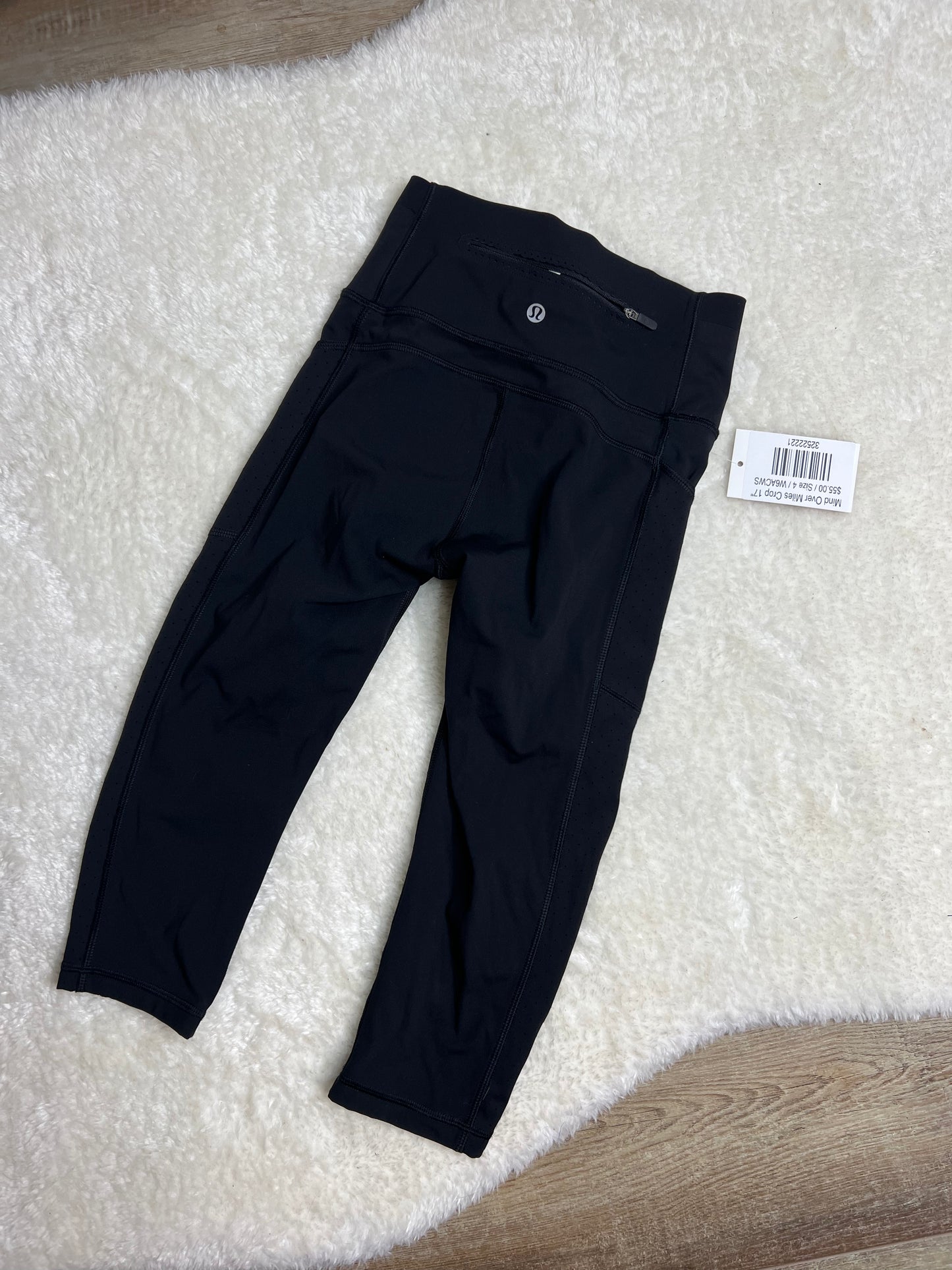 Mind Over Miles Crop 17" *SIZE 4