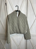 Quilted Bomber Jacket