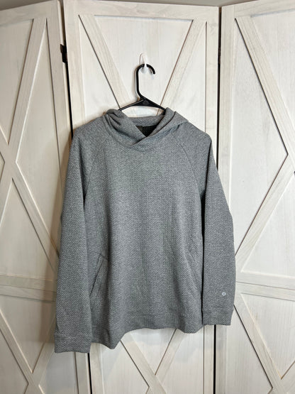 Textured Double Knit Cotton Hoodie *Size S