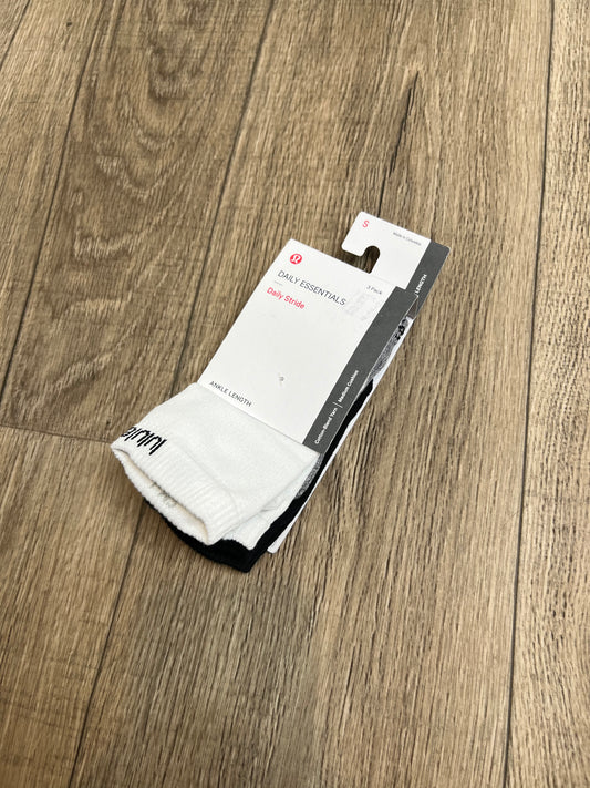 Daily stride low ankle socks 3 pack *SIZE S