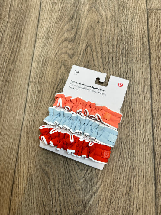 Skinny Reflective Scrunchies 3 Pack