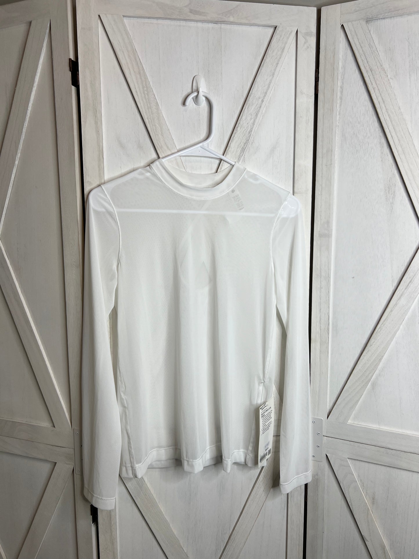 Keyhole mesh long sleeve *SIZE 2•6•8