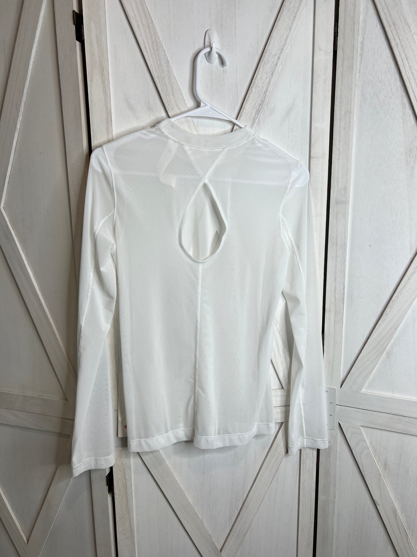 Keyhole mesh long sleeve *SIZE 2•6•8