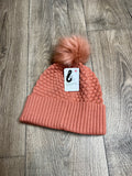 Bubble Knit Pom Beanie