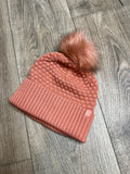 Bubble Knit Pom Beanie