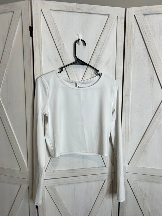 wunder train cropped long sleeve *SIZE 8
