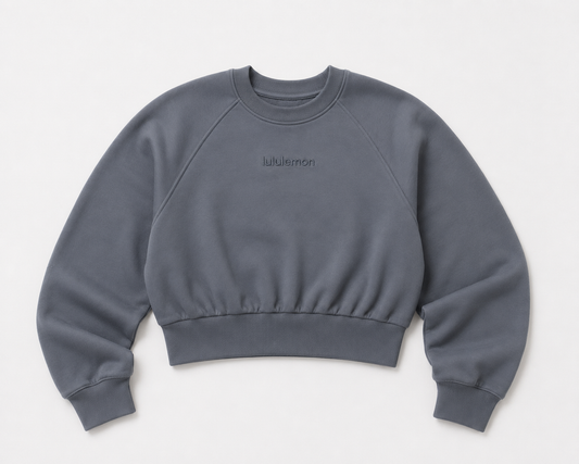 Smooth Spacer Cropped Pullover *Wash *Size 8