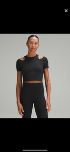 Shoulder Cut-Out Yoga T-Shirt