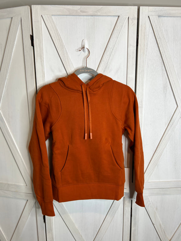 Relaxed fit fleece hoodie