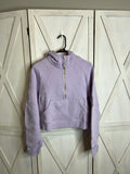 Scuba oversized half-zip hoodie