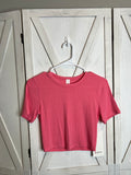 Hold tight straight hem cropped T-shirt *SIZE 6