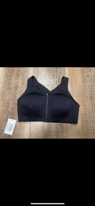 Front zip bra