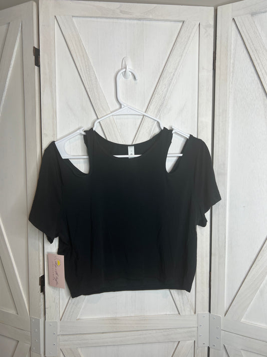 Shoulder Cut-Out Yoga T-Shirt* size 12