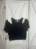 Shoulder Cut-Out Yoga T-Shirt