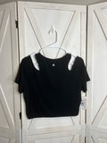 Shoulder Cut-Out Yoga T-Shirt