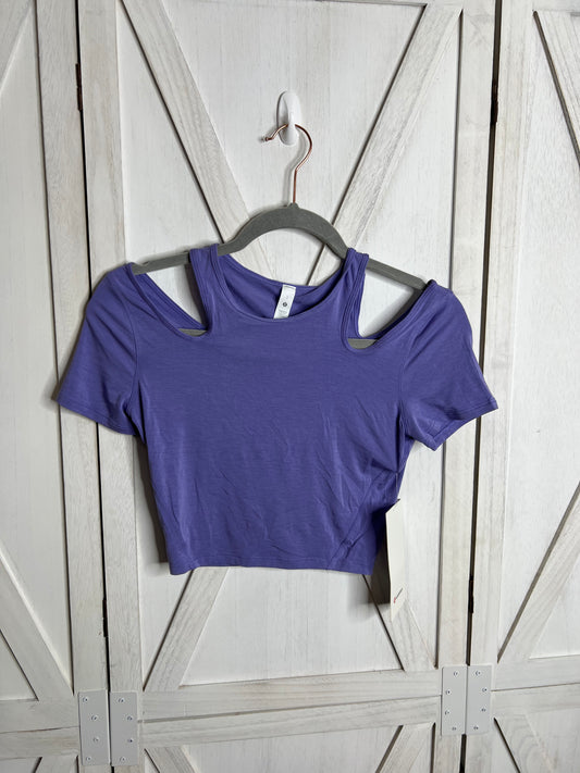 Shoulder Cut-Out Yoga T-Shirt *SIZE 8