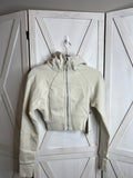 scuba cropped hoodie full-zip