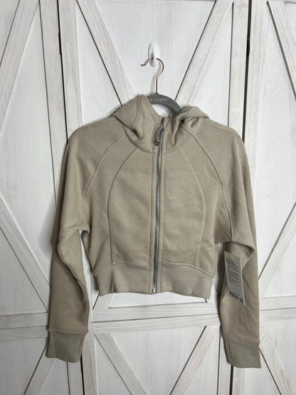 Scuba Full-Zip Cropped Hoodie* SIZE 4