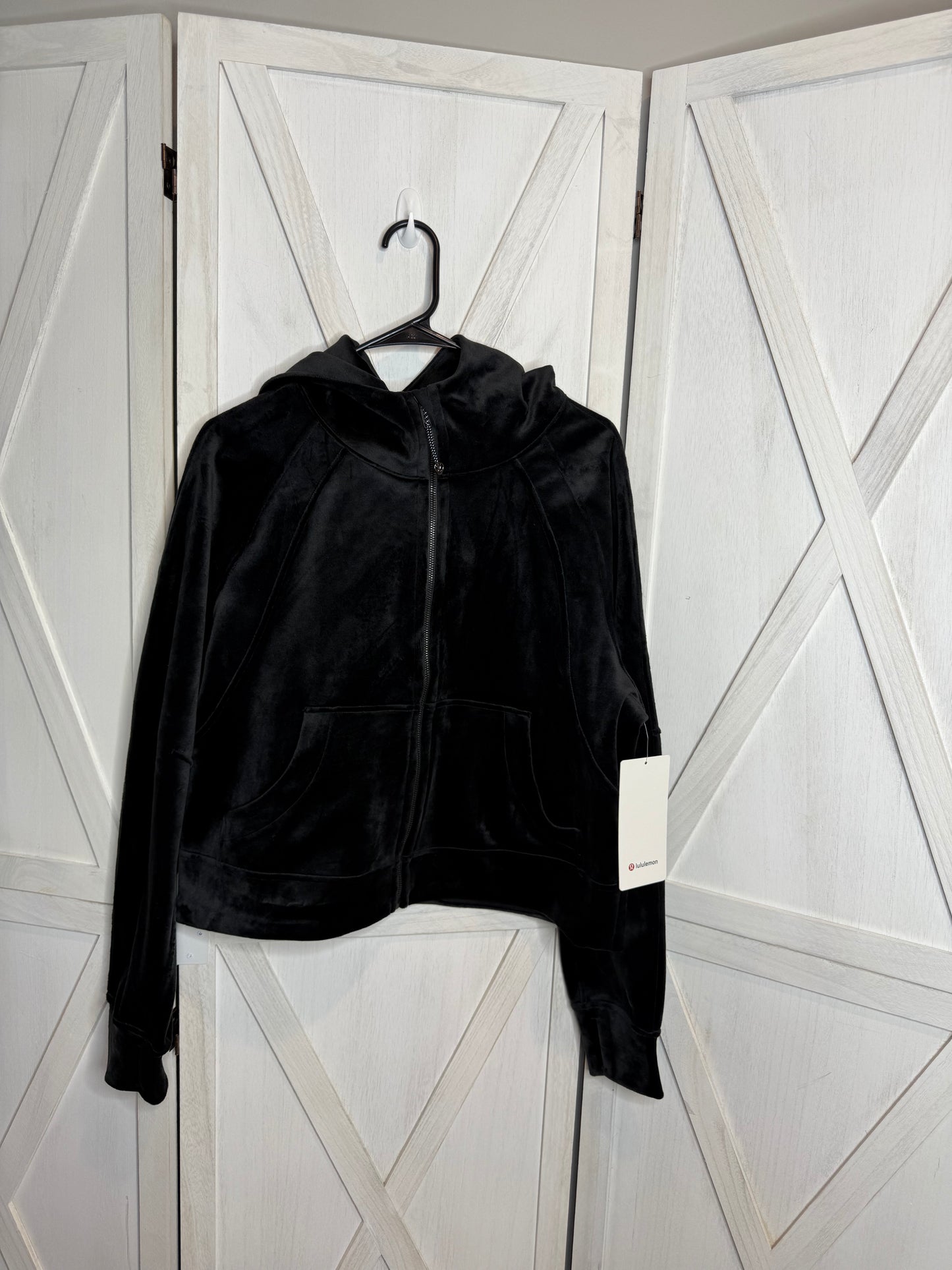 Scuba oversized full zip *velvet * SIZE M/L
