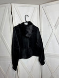 Scuba oversized full zip *velvet