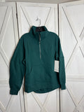 Scuba Oversized Funnel Neck Half Zip *Long