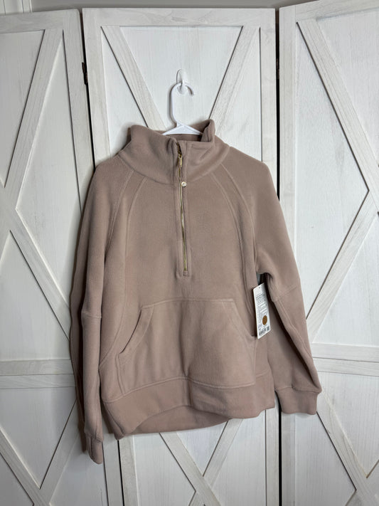 Scuba oversized funnel neck half zip *SIZE XS