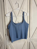 Ebb to street scoop cropped tank b/c