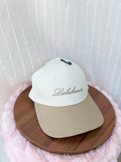 Structured Classic Ball Cap *Script *Size S/M