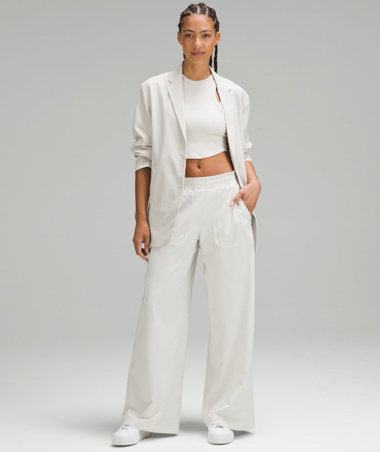 Lightweight Tennis Mid-Rise Track Pant