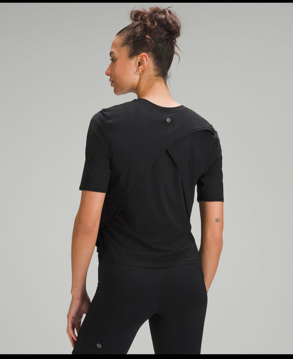 UV Protection Fold-Over Running T-Shirt